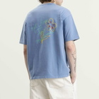 Drôle de Monsieur Men's Esquisse Slogan T-shirt in Light Blue
