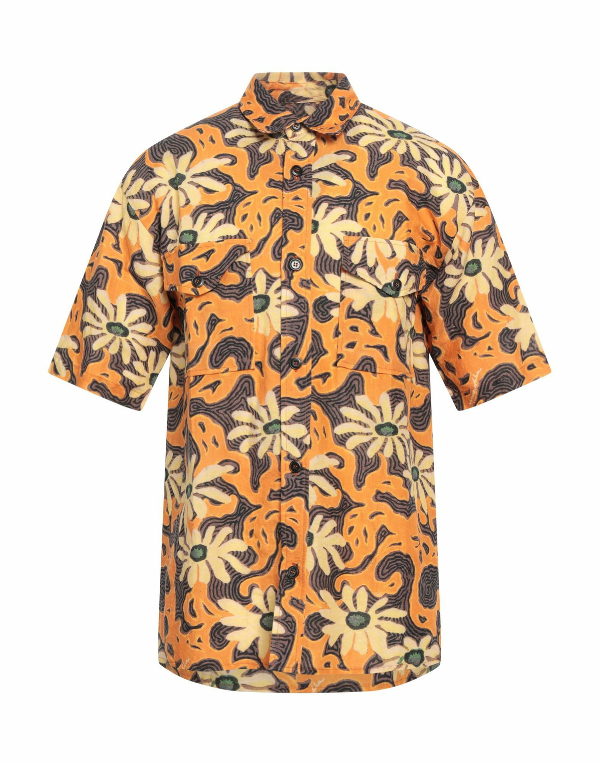 Nanushka Mens Shirt in Orange