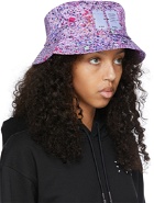 MCQ Purple Hyper Speckle Bucket Hat