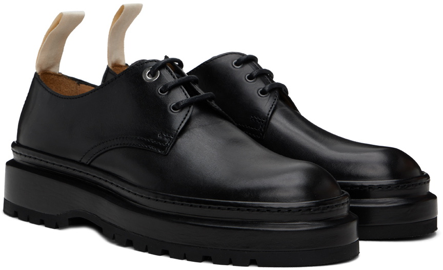 JACQUEMUS Black Les Classiques 'Les derbies Pavane' Derbys