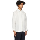 Issey Miyake Men White Ramie Shirt