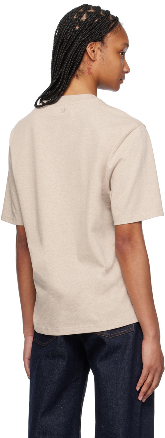 ami ＊ Tシャツ ＊ ベージュ AMI Paris Beige Ami De Cœur T-Shirt AMI