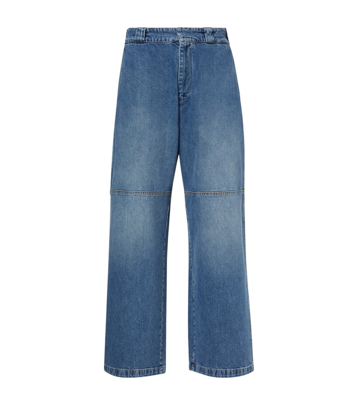 Photo: Plan C Faded wide-leg jeans