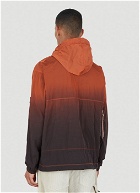 Spray Dyed Windcheater Jacket in Orange