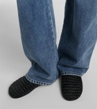 JW Anderson Babouche woven leather loafers