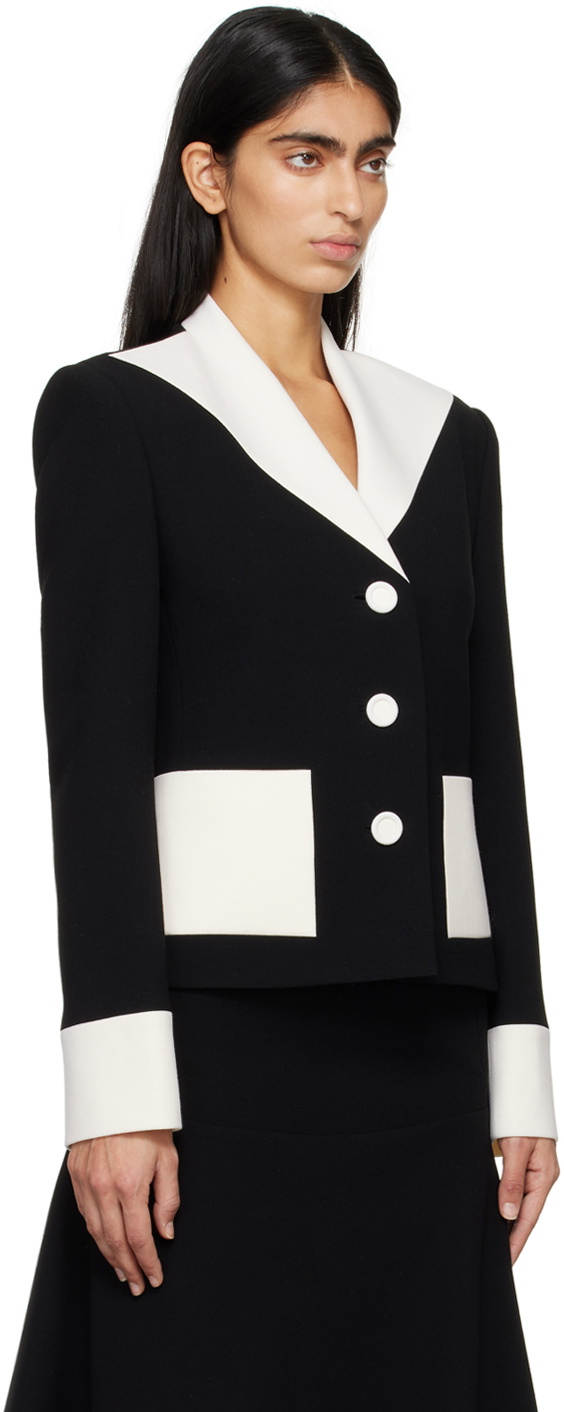 KIMHĒKIM Black & Off-White Button Blazer