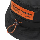 Heron Preston Men's HPNY Embroidered Bucket Hat in Black