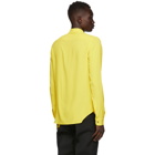 Rick Owens Yellow Silk Office Shirt
