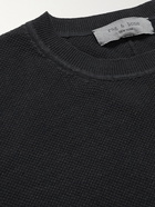 RAG & BONE - Cotton and Hemp-Blend Piqué Sweater - Gray