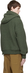 Canada Goose Khaki 'Black Label' Chilliwack Fleece Bomber Jacket