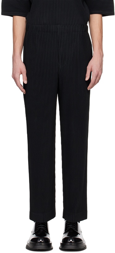 Photo: HOMME PLISSÉ ISSEY MIYAKE Black Monthly Color March Trousers