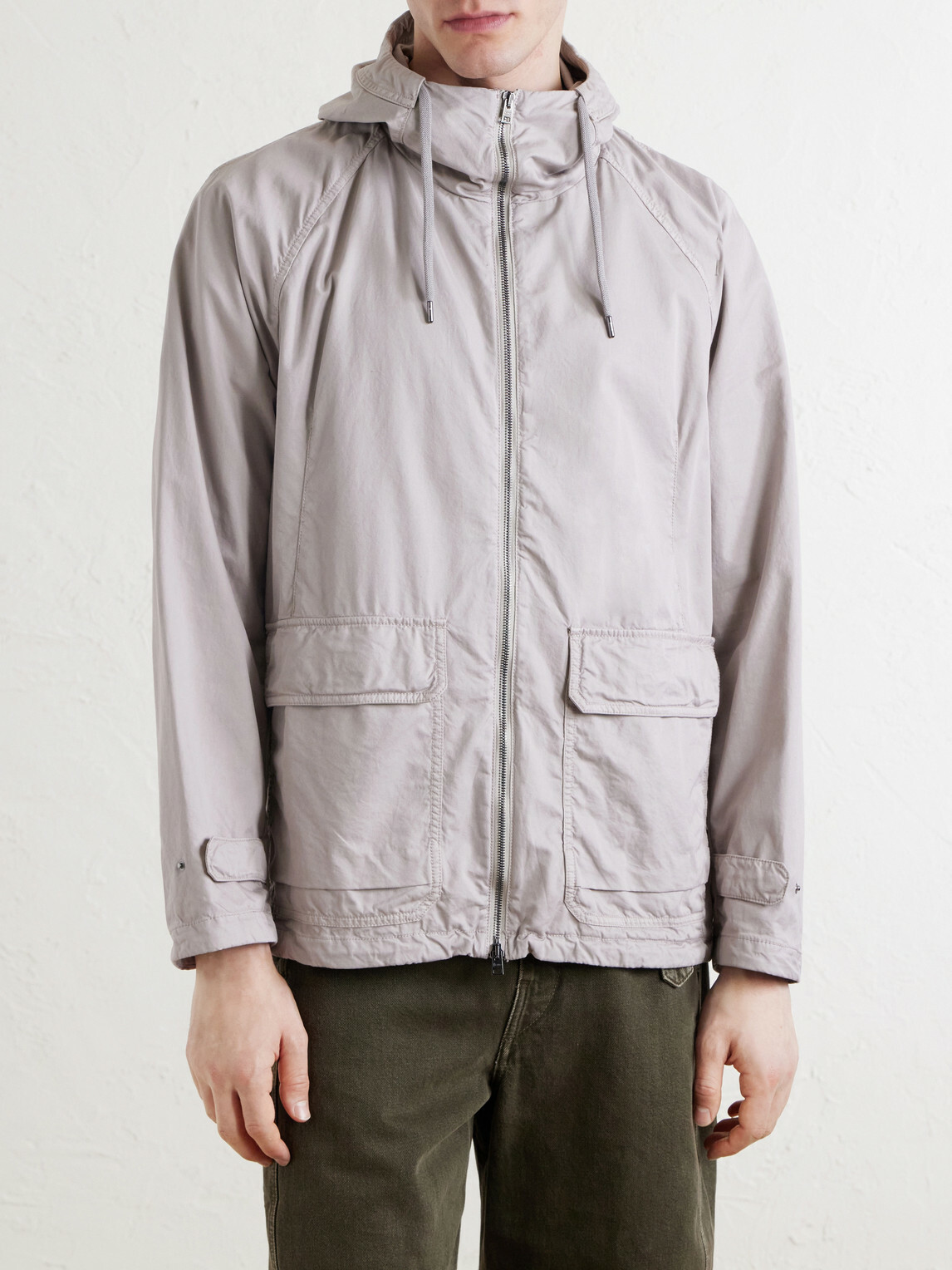 Herno - Cotton-Shell Hooded Jacket - Neutrals
