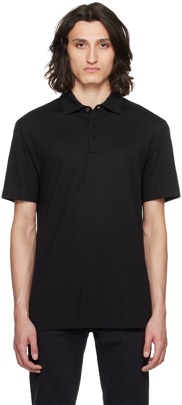 Photo: BOSS Black Embroidered Polo