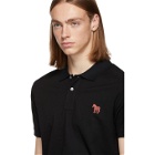 PS by Paul Smith Black and Pink Scribble Zebra Polo