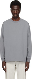 DAIWA PIER39 Gray Tech Crew Neck T-shirt