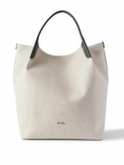 Loro Piana - Bale Extra Large Leather-Trimmed Canvas Tote Bag