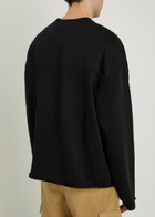 Nahmias Varsity Logo-appliquéd Cotton T-shirt Black