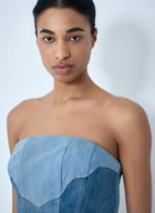 Levi's Structured Denim Bustier Top