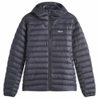 Patagonia Men's Down Sweater Hoodie in Black