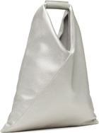 MM6 Maison Margiela Silver Small Triangle Tote