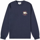 Palmes Men's Long Sleeve Wildcats T-Shirt in Navy