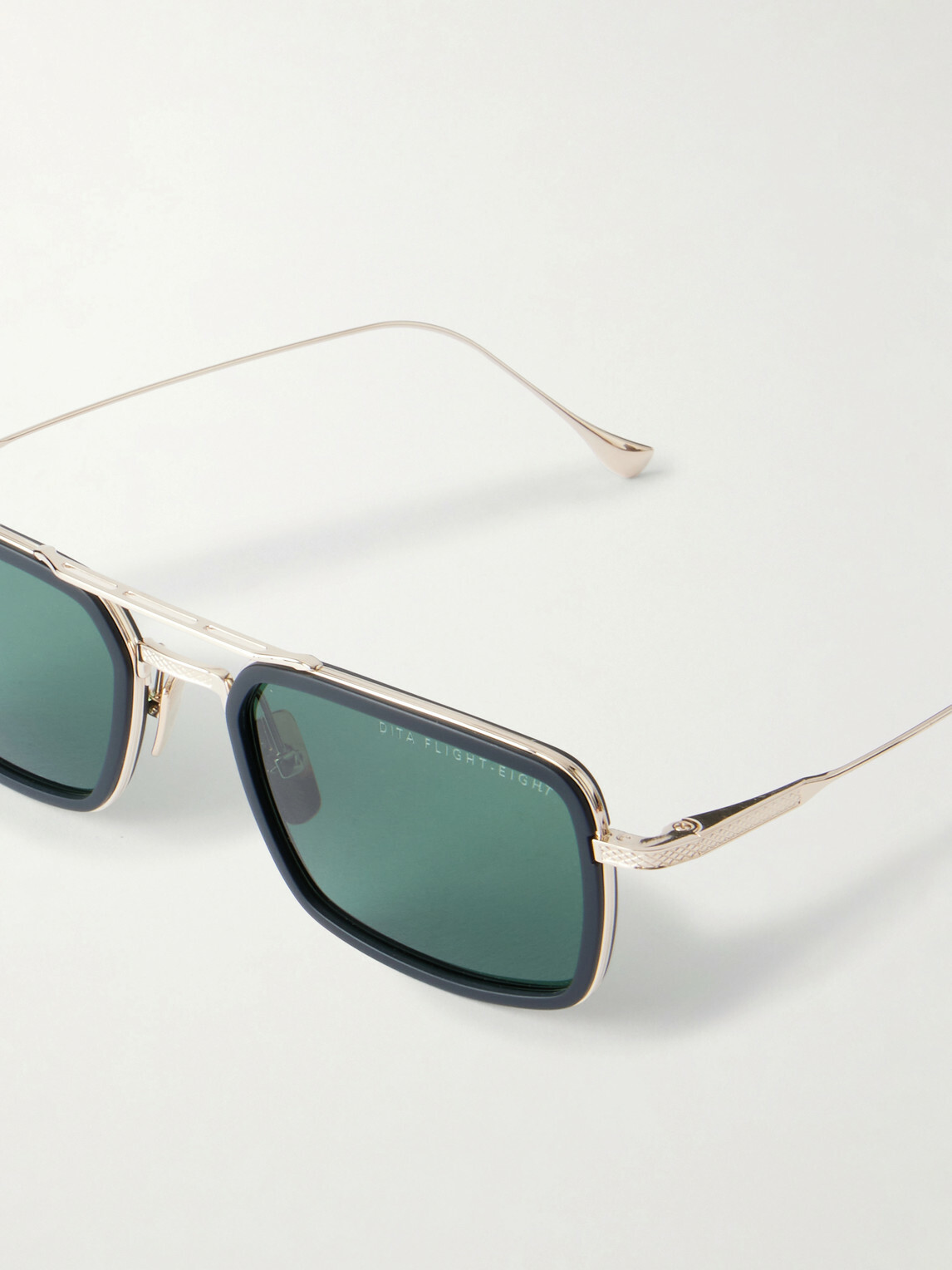 DITA - Flight.006 Aviator-Style Gold-Tone and Acetate Sunglasses