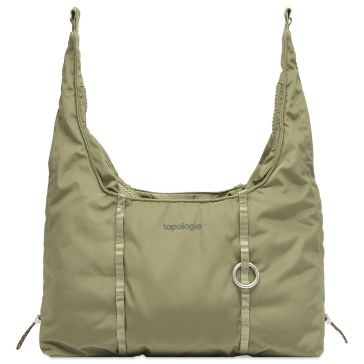 Photo: Topologie Cloud Hobo Bag - Small in Moss Tech Sateen 