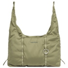 Topologie Cloud Hobo Bag - Small in Moss Tech Sateen 