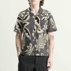 Universal Works Men's Baja Print Road Shirt in Grey