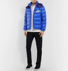 Moncler - Slim-Fit Quilted Shell Hooded Down Jacket - Blue