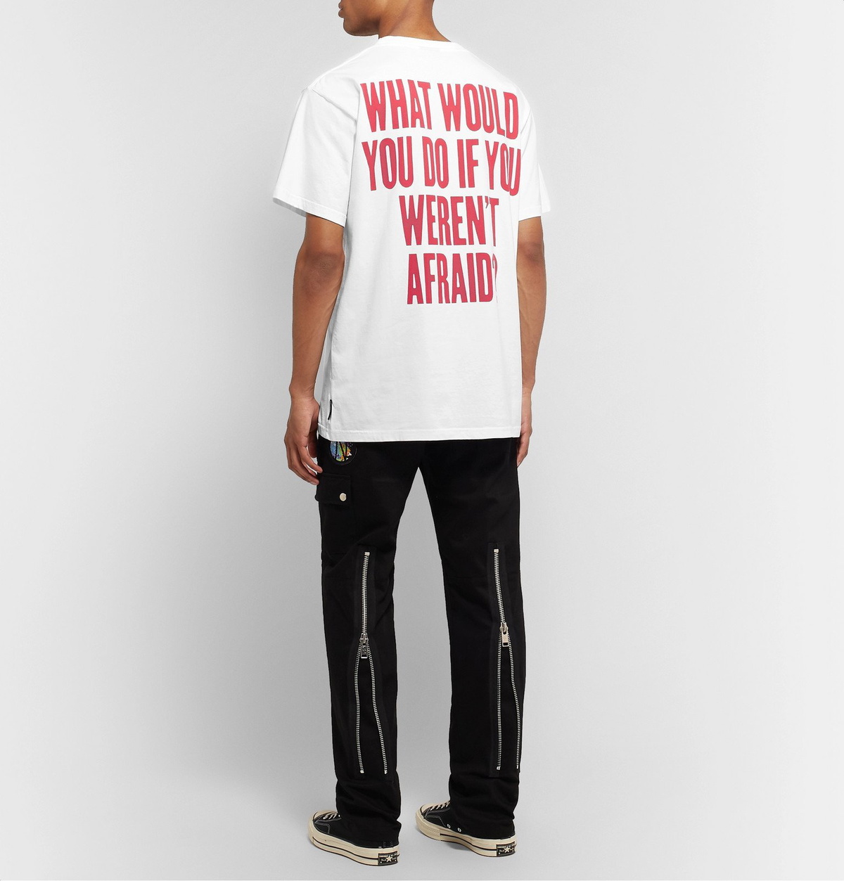 Resort Corps - Oversized Printed Cotton-Jersey T-Shirt - White