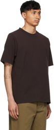 MHL by Margaret Howell Brown Cotton Jersey Matt T-Shirt