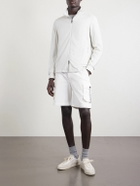SEASE - Explorer Ripstop-Trimmed Virgin Wool-Blend Sweater - White