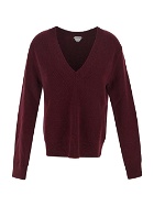 Bottega Veneta Oxblood Compact Sweater
