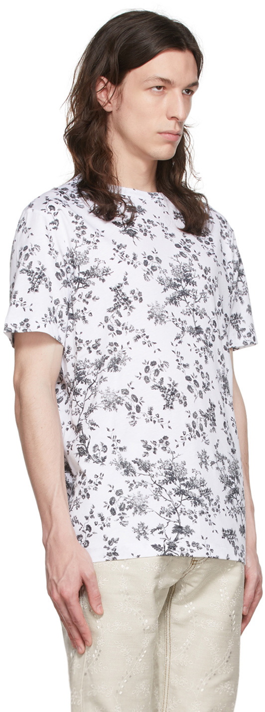 Erdem White Cotton T-Shirt