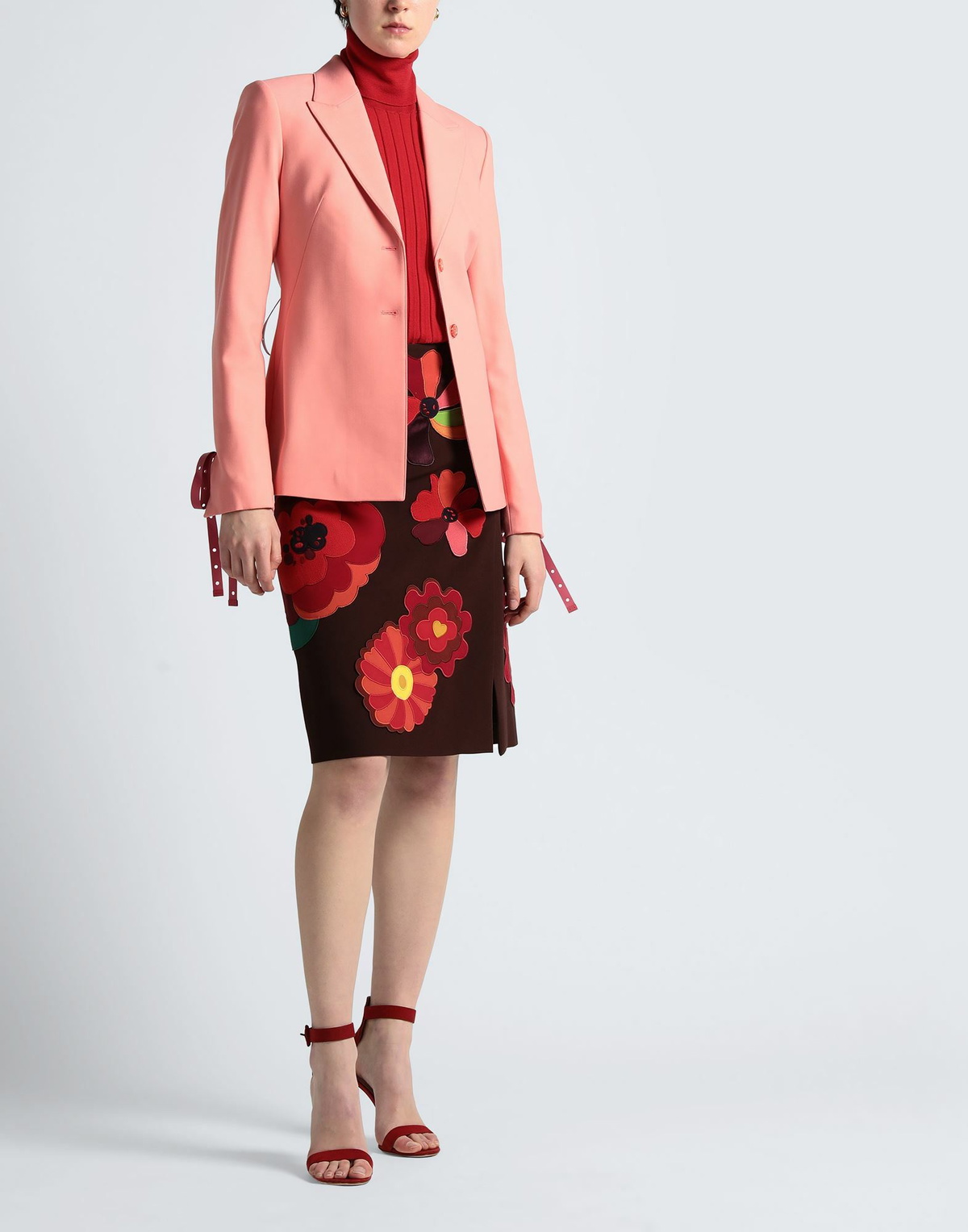 Off-white Womens Blazer in Salmon pink