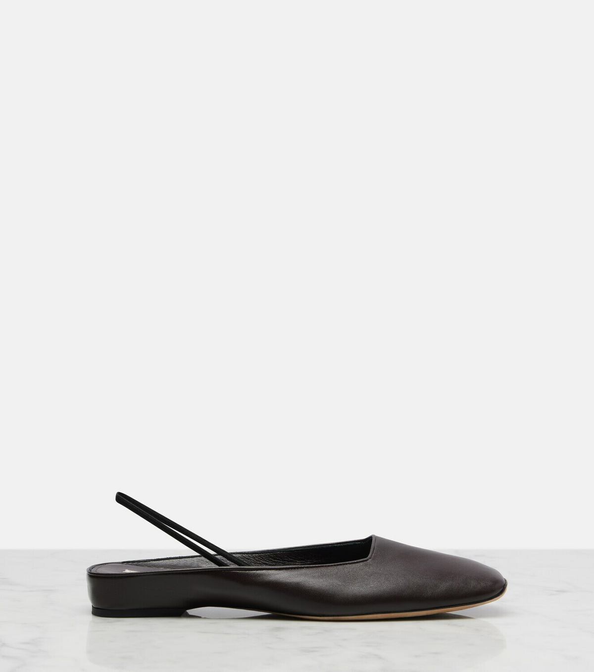 Calvin Klein Collection Kate leather slingback flats