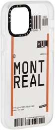 CASETiFY White Montreal YUL iPhone 12/12 Pro Impact Case