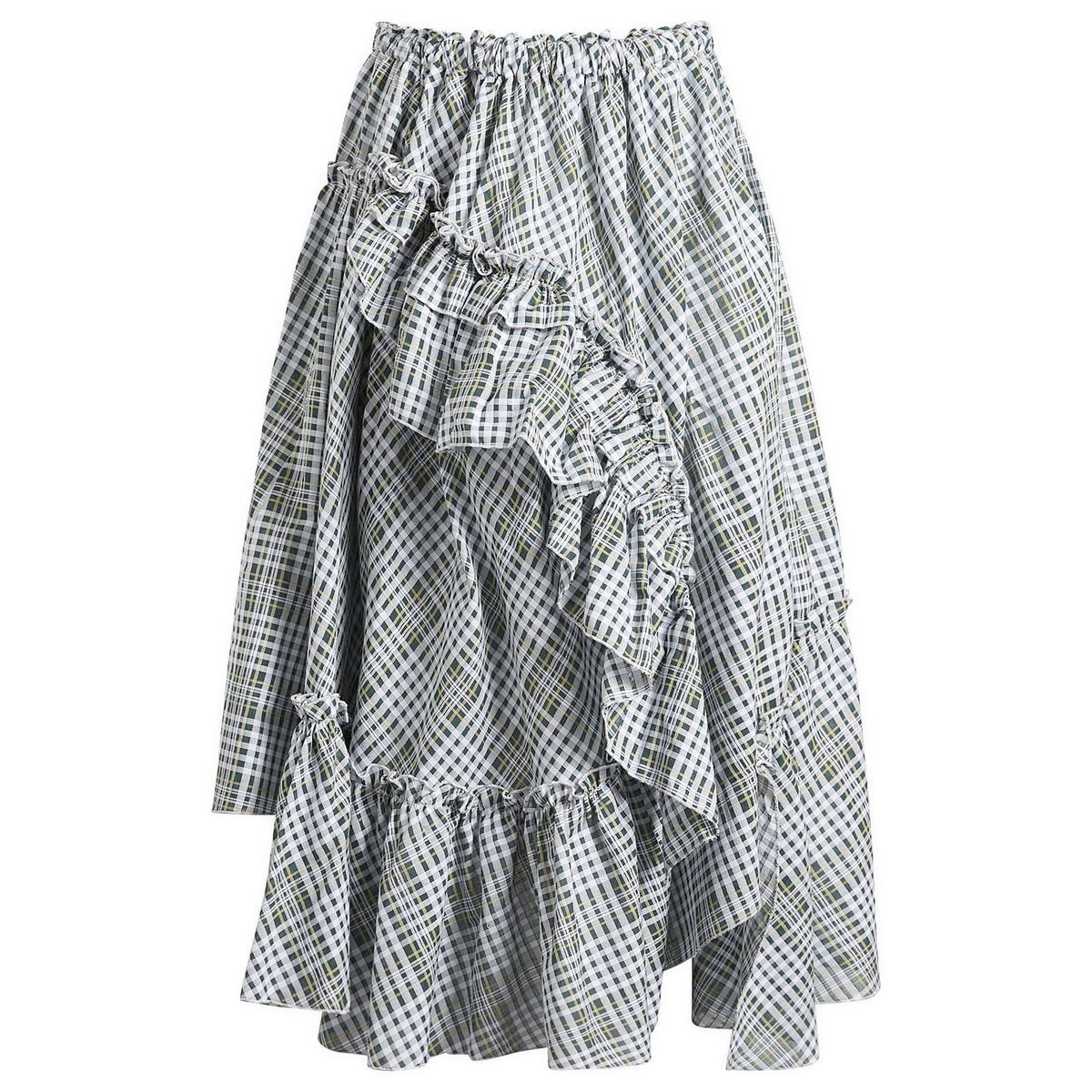 YMC Women's Draped Skirt in Multi