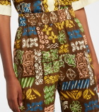 Alémais Minnie printed cotton wide-leg pants