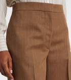 Fforme Agel high-rise virgin wool wide-leg pants