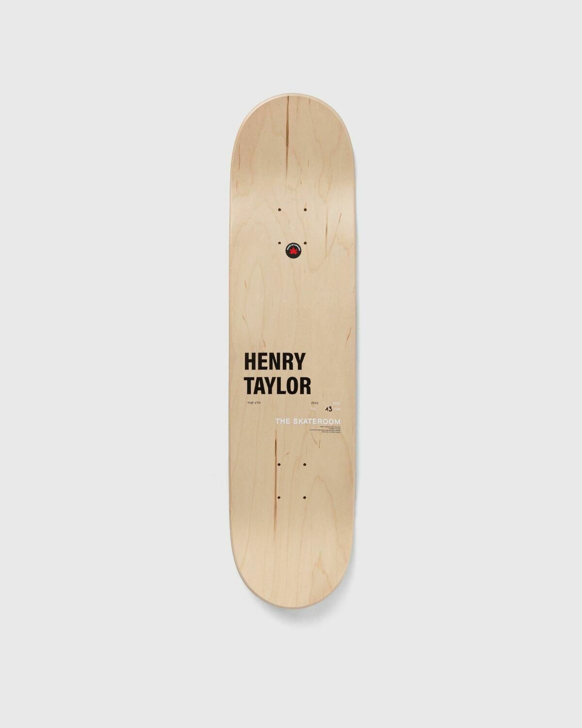 The Skateroom Limited Edition   Henry Taylor The 4th Deck Multi Home Deco