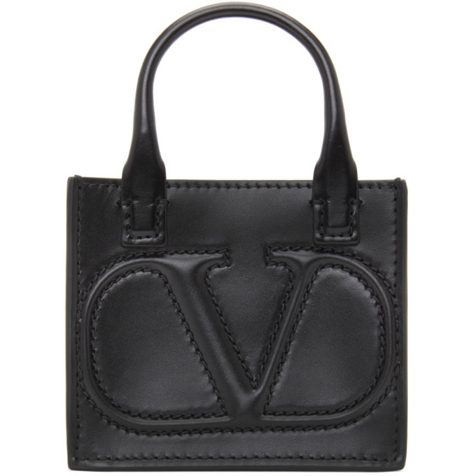 Valentino Garavani Black Mini VLogo Bag - ShopStyle