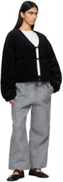 Deiji Studios Black Reversible Cord Coat