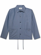 YMC - Linen and Wool-Blend Overshirt - Blue