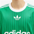 Adidas Men's Adicolor Poly T-shirt in Green/White