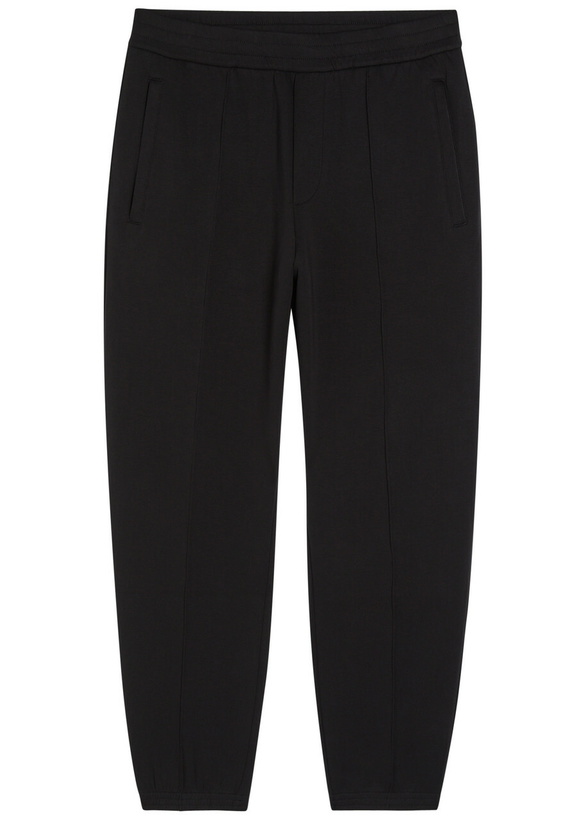 Photo: Emporio Armani Tapered-leg Jersey Sweatpants Black
