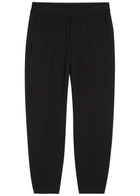 Emporio Armani Tapered-leg Jersey Sweatpants Black