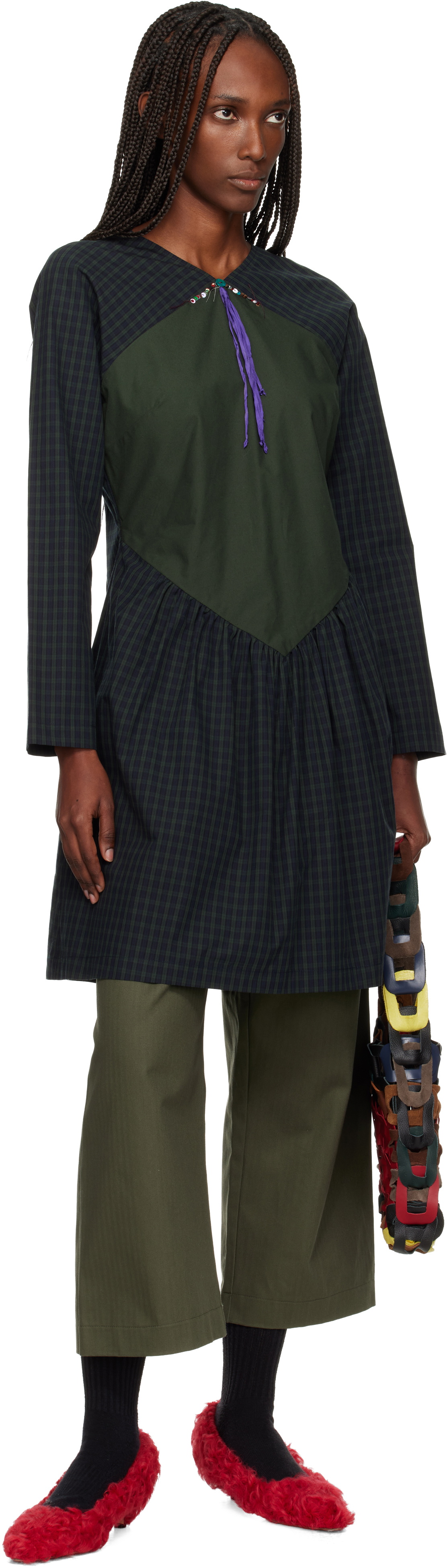 SC103 Green Scene Minidress
