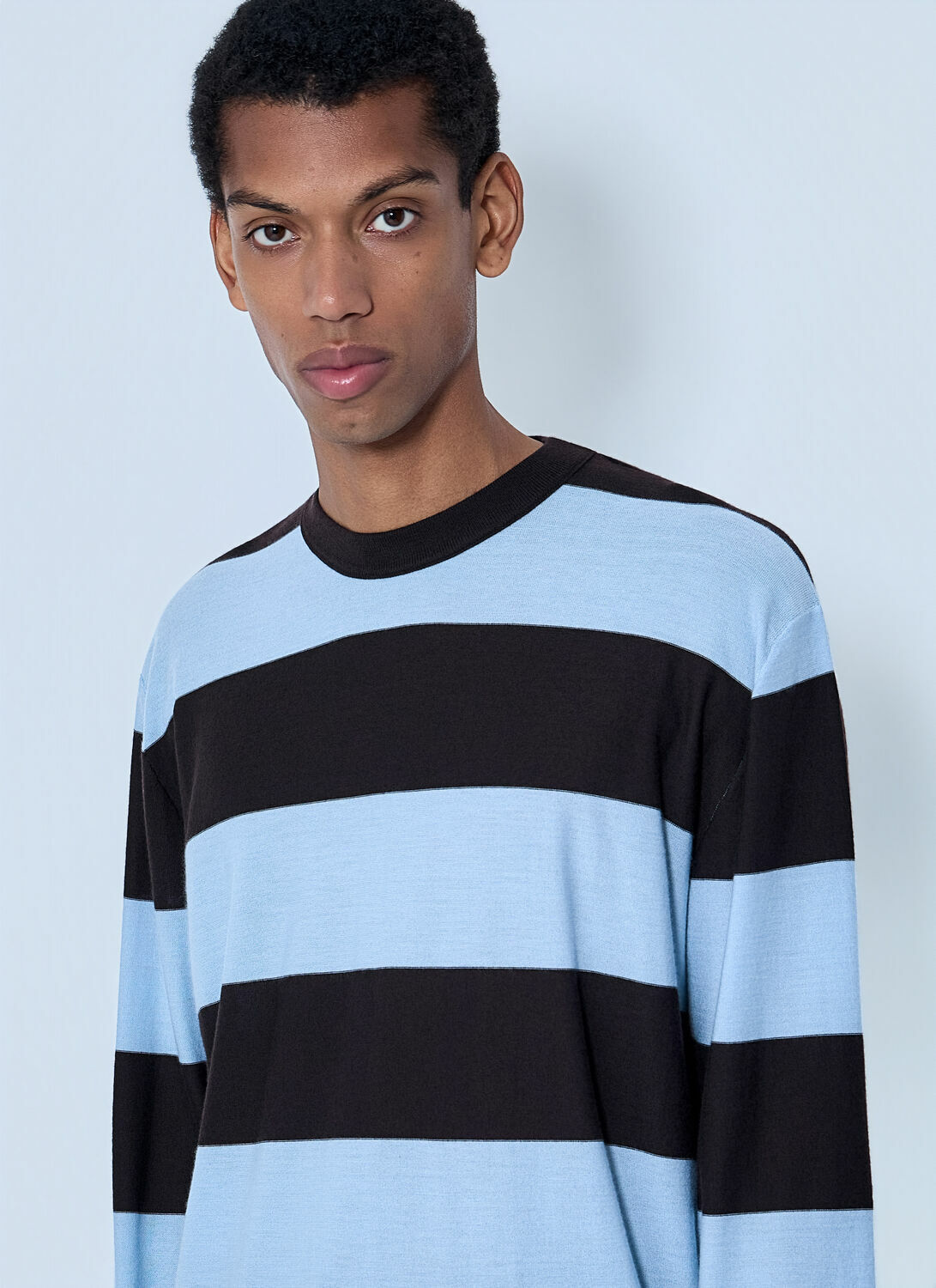 Bottega Veneta Striped Long Sleeve T-Shirt